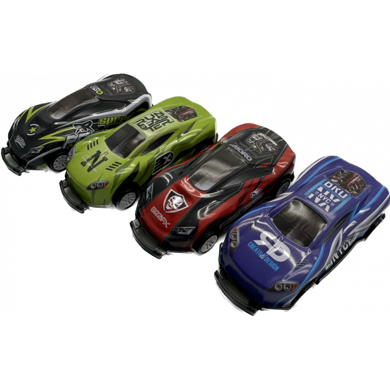Gear4Play Pullback Catapult Car 4-Pack