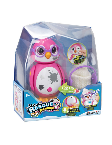 Silverlit Rescue Mini Penguin Pink