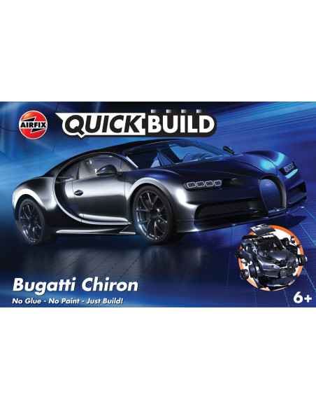 Airfix Quickbuild Bugatti Chiron - Black