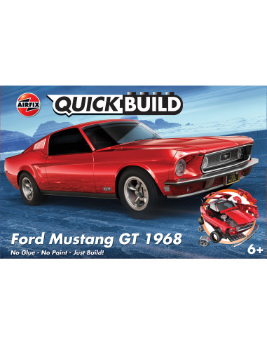 Airfix Quickbuild Ford Mustang Gt 1968