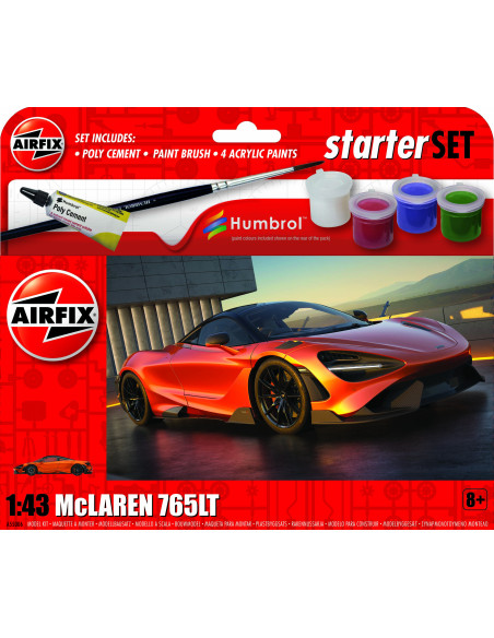 Airfix 1:43 Starter Set - McLaren 765