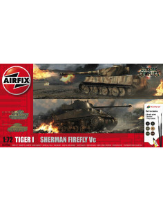 Airfix 1:72 Classic Conflict Tiger 1 vs Sherman Firefly