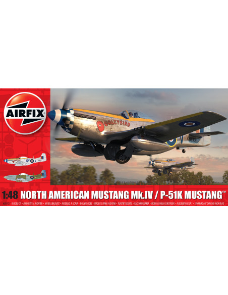 Airfix 1:48 North American Mustang Mk.IV/P-51K Mustang
