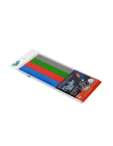 3Doodler Start Plast Mixpack Primary Pow! Grå, Blå, Röd, Grön 24 st